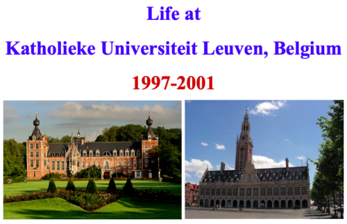 Life at KU Leuven, Belgium
