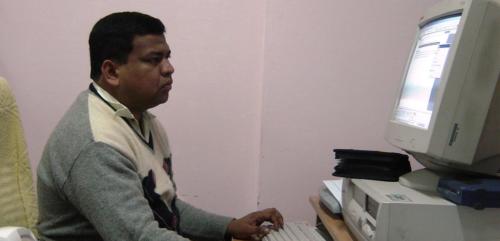At my office in IIT Kanpur