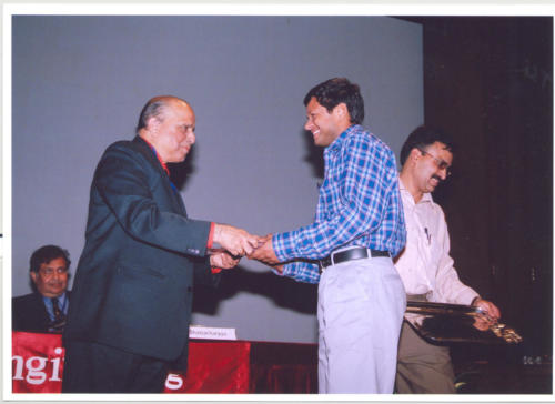 My student, Murthy receiving INAE award