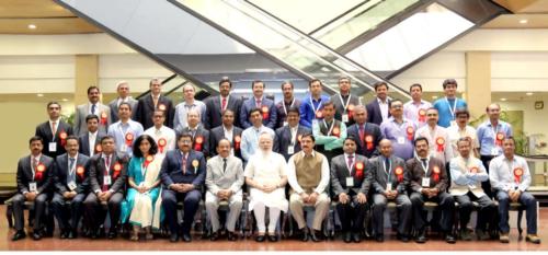 SSB Awardees with Prime Minister Modi