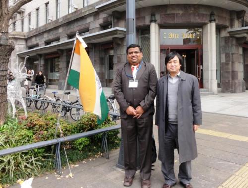 With Prof. Wakai, Tokyo